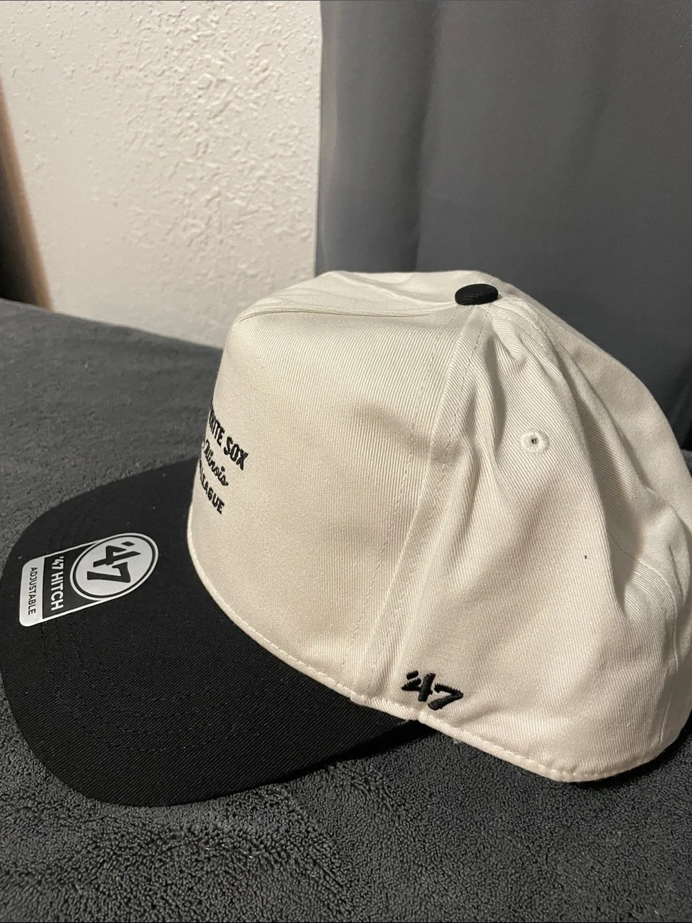 '47 Chicago White Sox Two-Tone Cap - White and Black